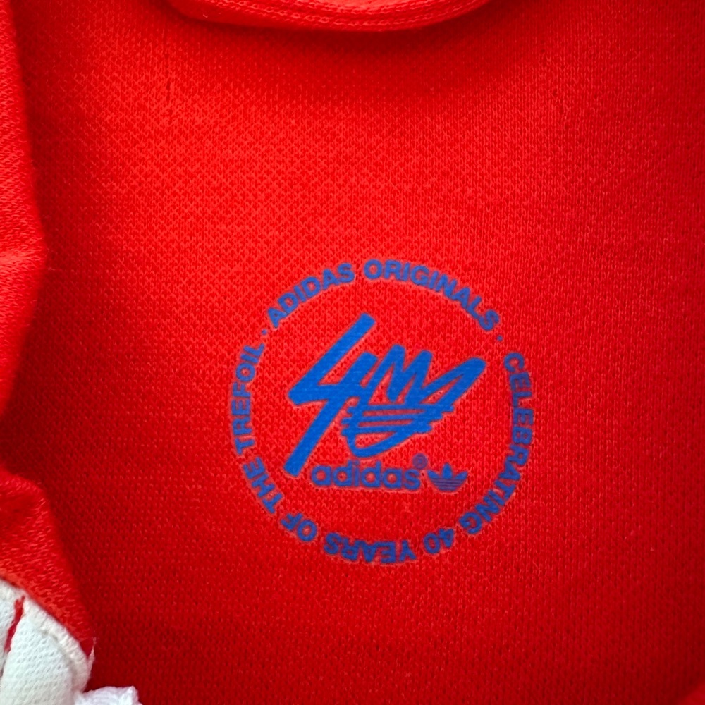 Adidas Originals Women's Red Bomber Jacket - Picture 6 of 6